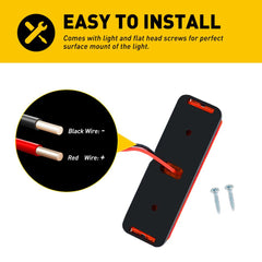 4x Amber LED Side Marker Lights RV Truck Trailer Clearance Light Waterproof EOA 6B93BC-57