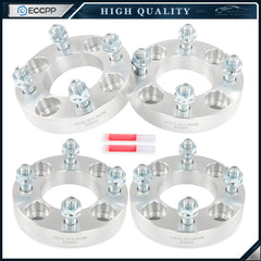 ECCPP 4Pcs 1" 4x4"/ 4x101.6 Wheel Spacers 12x1.25 68.5 CB For Yamaha Golf Cart ECCPP