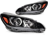 ECCPP Headlights Assembly For Chevrolet Spark 1.4L 2019-2022 Pair Black Amber 6B93BC-57