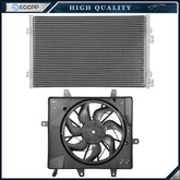 Electric AC Condenser Cooling Fan Kit For 01 2002 2003-2008 Chrysler PT Cruiser 6B93BC-57