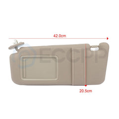 For 2013-2016 Toyota Venza Beige Pair Left & Right Side Sun Visor w/ Sunroof 6B93BC-57