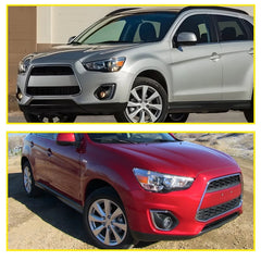 2X For 2013-2015 Mitsubishi Outlander Sport Fog Light Trim Lamp Bezel Cover EOA 6B93BC-57