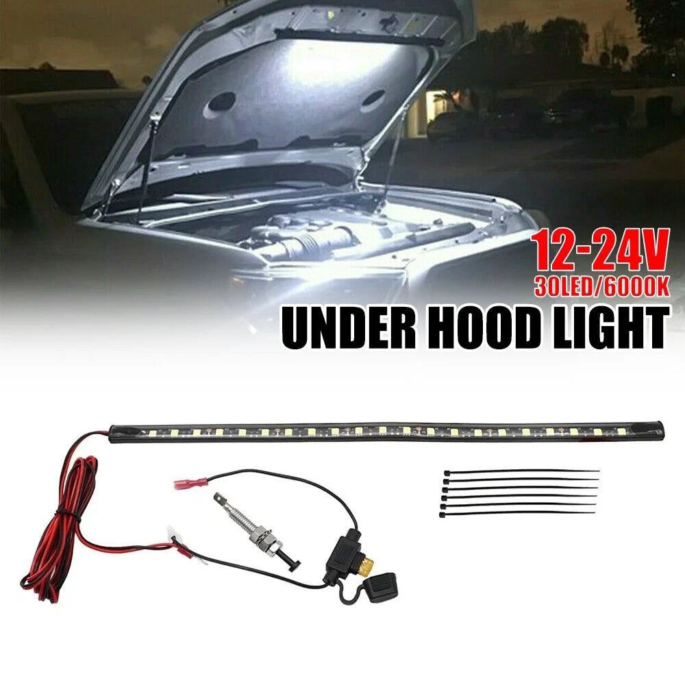 LED Truck Under Hood Engine Bay Light Strip Switch Control Car Repair EOA 6B93BC-57
