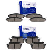 Front and Rear Ceramic Brake Pad Kit for Dodge Charger Challenger Chrysler 300 6B93BC-57