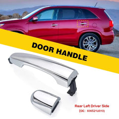 Outside Rear Driver Side Left Door Handle For 2011-2015 Kia Sorento Chrome EOA 6B93BC-57