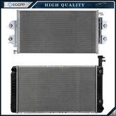 Aluminum Radiator & AC Condenser Cooling Kit For 14 Chevrolet Express 1500 5.3L 6B93BC-57