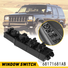 Master Window Control Switch fits 1997 98 99 00 2001 4 Door Jeep Cherokee XJ EOA 6B93BC-57