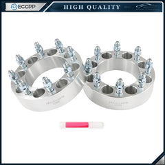 2 Pcs 2" 8x6.5 to 8x170 Wheel Adapters 9/16"x18 For Dodge Ram 2500 3500 to F-250 6B93BC-57