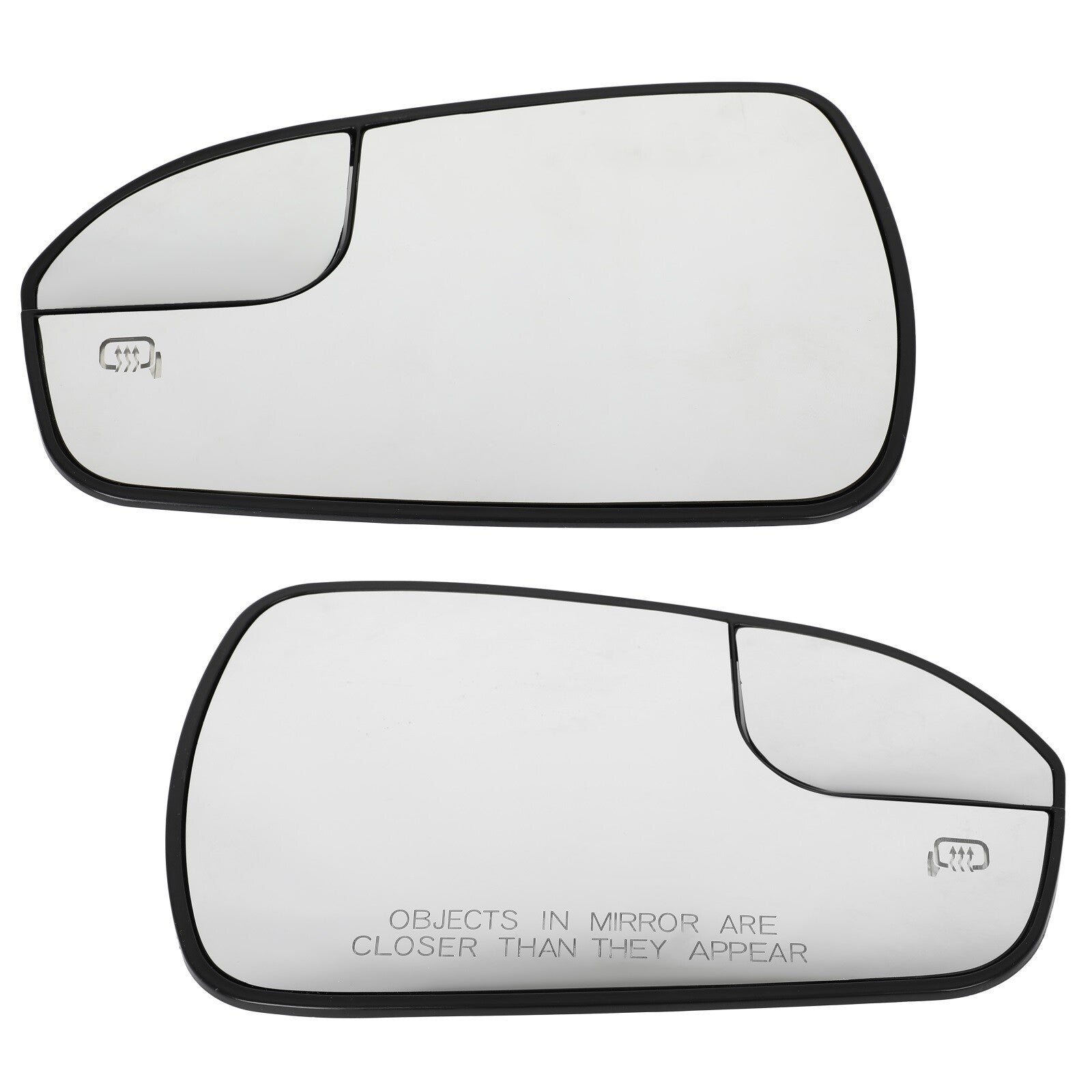 Heated Mirror Glass W/ Plate For 2013-20 Ford Fusion Left & Right Side View KOEEP