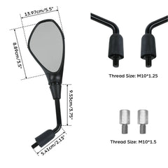 Adjustable Rearview Side Mirror For BMW R1200GS R1250GS /Adventure R1200R R1250R