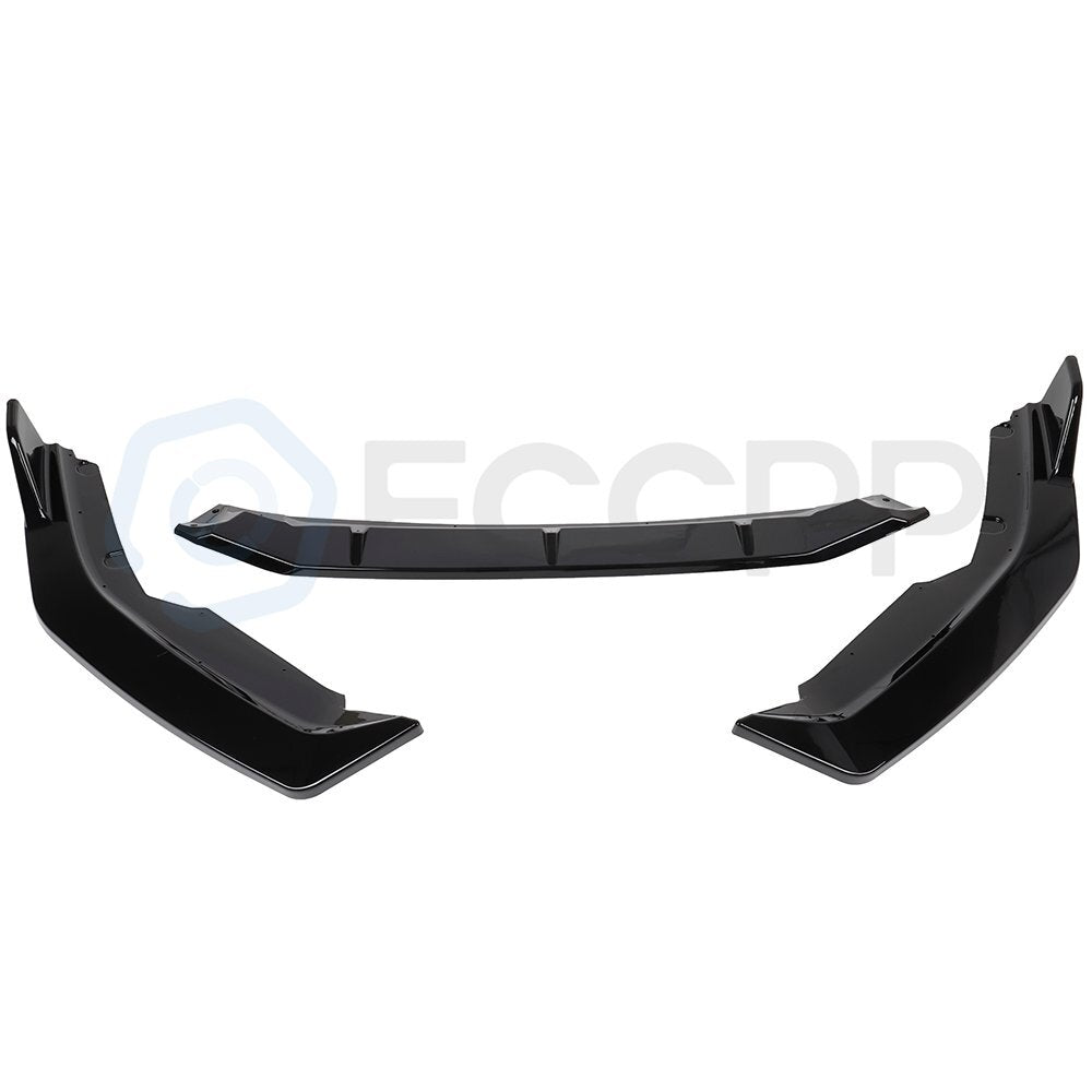 For 2020 Nissan Sentra Painted Black Front Bumper Body Kit Lip Spoiler PP 6B93BC-57