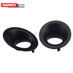 Pair Left Right Front Bumper Fog Light Bezel Cover For 2015-23 Dodge Challenger 6B93BC-57