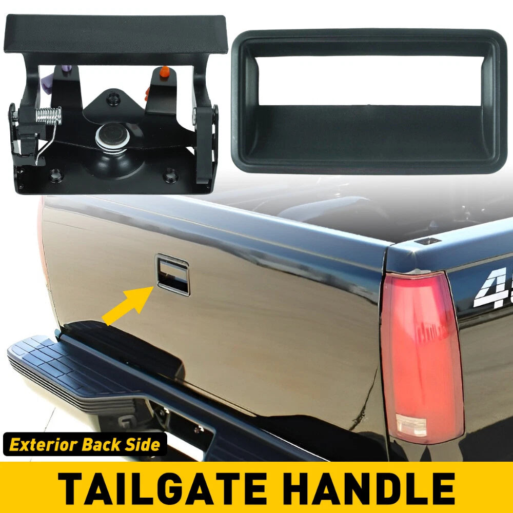 Tailgate Handle & Bezel for GMC Sierra C/K C1500 C2500 C3500 1988-1998 EOA 6B93BC-57