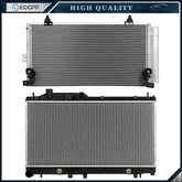 Aluminum Radiator & AC Condenser Cooling Kit For 05 2006 2007-2009 Subaru Legacy 6B93BC-57
