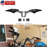 Black Blade Rear View Side Mirrors For Yamaha V-Star 650 950 1100 1300 Classic