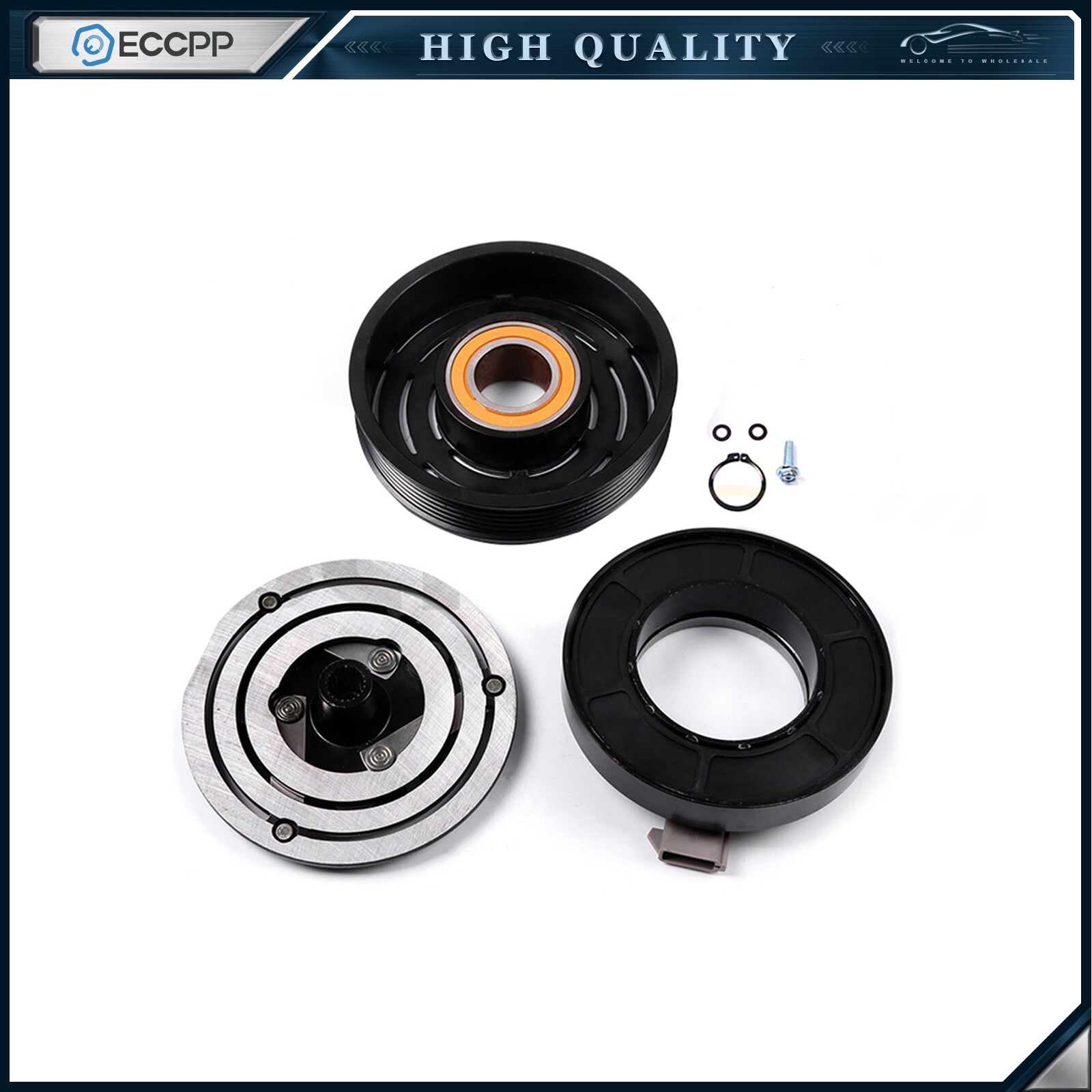 AC A/C Compressor Clutch Kit For 1990-2011 Ford Ranger 98-06 Mazda 4.0 5.0L 6B93BC-57