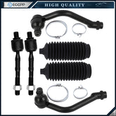 Front Outer Inner Tie Rod End Rack and Pinion Bellow For 2006-2007 Hyundai Azera 6B93BC-57
