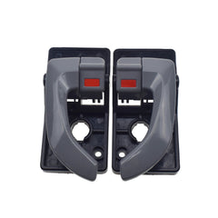 2Pcs Gray Interior Door Handle Left Right For 2005-09 Hyundai Tucson 826202E000 6B93BC-57