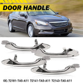 4x Exterior Outside Door Handle Front Rear Left Right For 2008-2012 Honda Accord 6B93BC-57