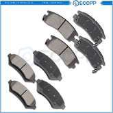 Front and Rear Ceramic Brake Pads Kit for Chevy Venture Cadillac DeVille 3.4L V6 6B93BC-57