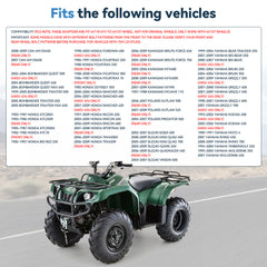 2 Pcs 1" 4x110 to 4x137 Wheel Adapters 10x1.25 For Honda Yamaha 4/110 to 4/137