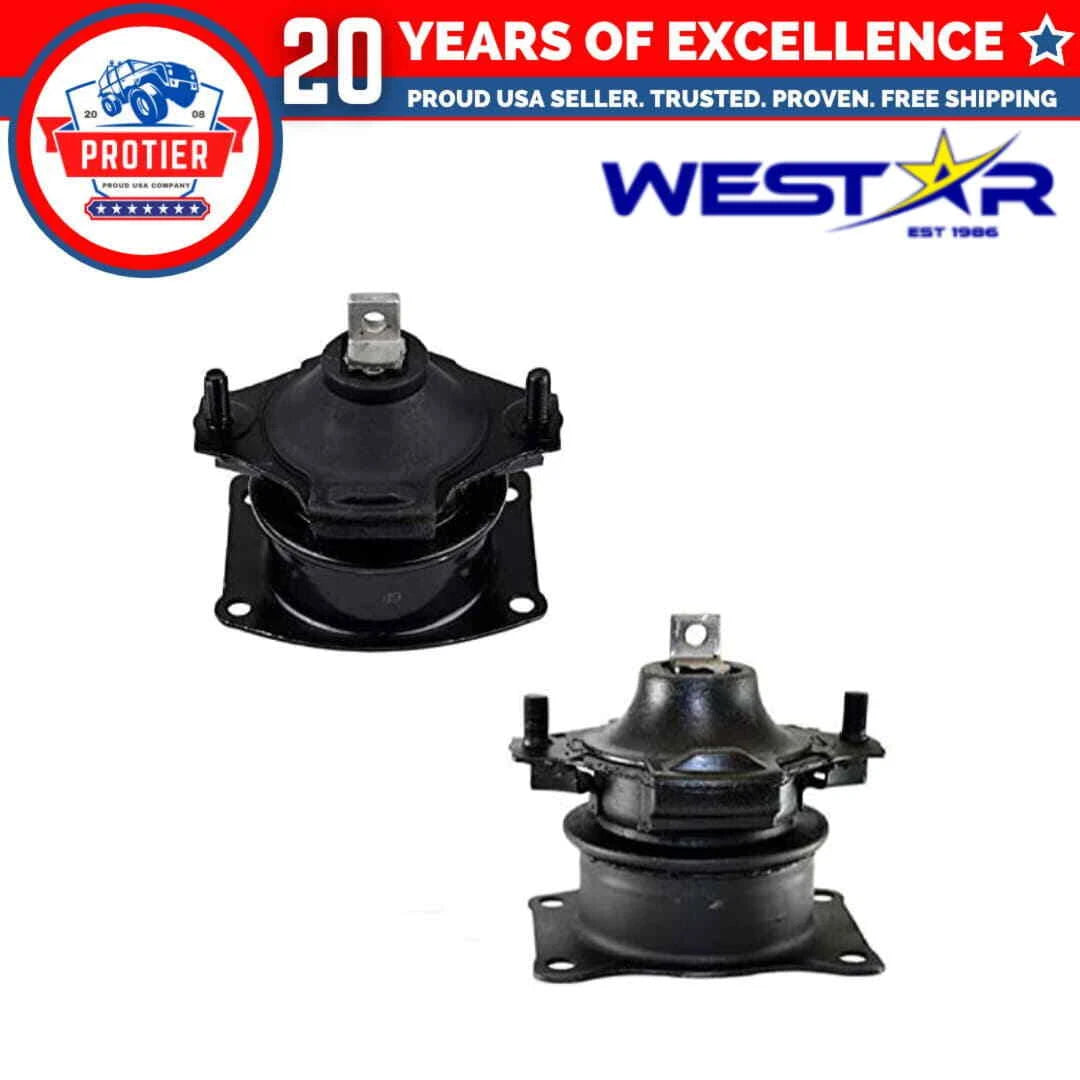 Fits 2007-2013 Acura MDX/ZDX 3.7L Front & Rear Engine Motor Mount Set 2pc 6B93BC-57