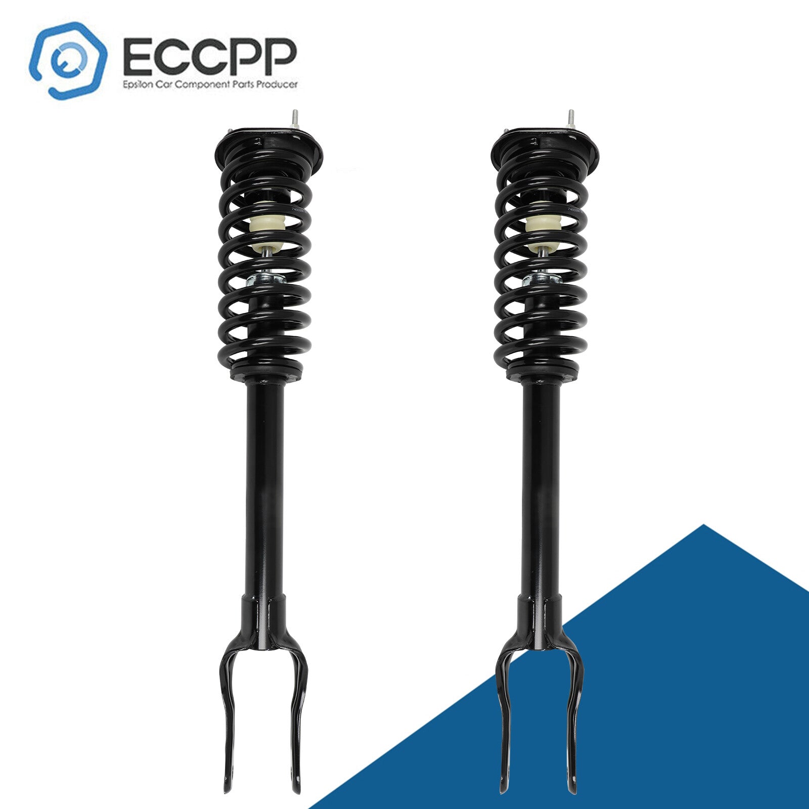 Front 2Pcs For 2011-2015 Dodge Durango RWD Complete Struts Coil Spring Assembly 6B93BC-57
