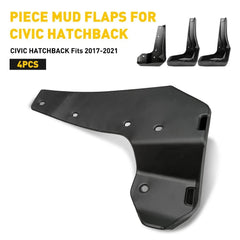For Honda Civic Hatchback 2017-2021 Hatch Mud Flaps Splash Guards Mudguards Set 6B93BC-57