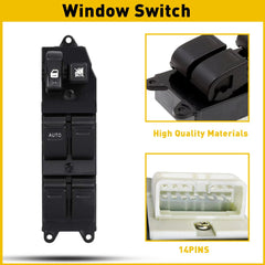 LEFT SIDE WINDOW CONTROL SWITCH FOR 98-02 TOYOTA COROLLA CHEVY PRIZM 84820-60090 6B93BC-57