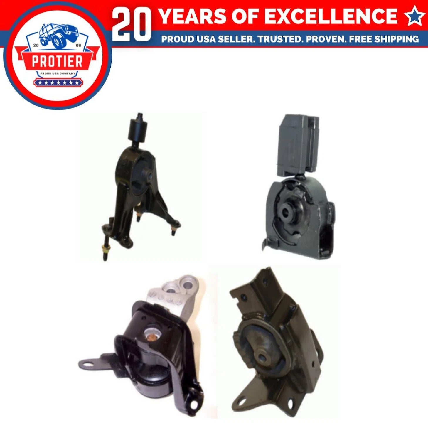 Motor & Trans Mount Set 4PCS for 2000 - 2005 Toyota Celica GTS 1.8L 6B93BC-57