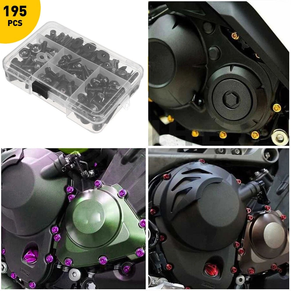 Complete Fairing Bolts Screws Kit for Suzuki GSXR600 GSXR750 1000 GSX1300R SV650 6B93BC-57