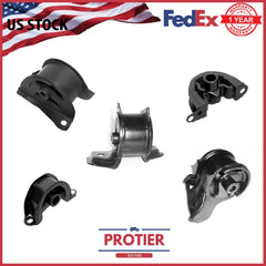 Fits Honda Civic Del Sol 1993-1997 1.5/1.6L Manual Motor & Trans Mount Kit 5 PCS 6B93BC-57