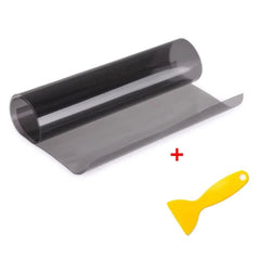Light Gloss Smoke Vinyl Film Tint 12" x 72" Headlight Taillight Fog Wrap Cover 6B93BC-57