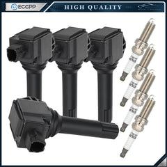 ECCPP 4 For 2.0L H4 Scion FR-S BRZ Toyota 86 2015 2016 Ignition Coil Spark Plug