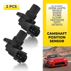 2X Camshaft Position Sensor For 2011-17 Subaru Forester 13-17 Legacy 13-16 BRZ A 6B93BC-57