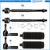 6x Fits 2005-13 14 15 Toyota Tacoma Front Steering Inner Outer Tie Rod End Kit 6B93BC-57
