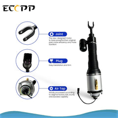 Front Pair Air Suspension Shock Strut For Bentley Continental GT GTC Flying Spur