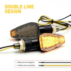 2PCS MOTORCYCLE LED TURN SIGNALS BLINKERS LIGHTS FOR HONDA CBR600RR CBR500R 300R 6B93BC-57