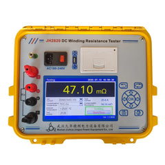JH2820 20A Transformer DC Winding Resistance Tester 0.001Ω~20KΩ Milli Ohm Meter