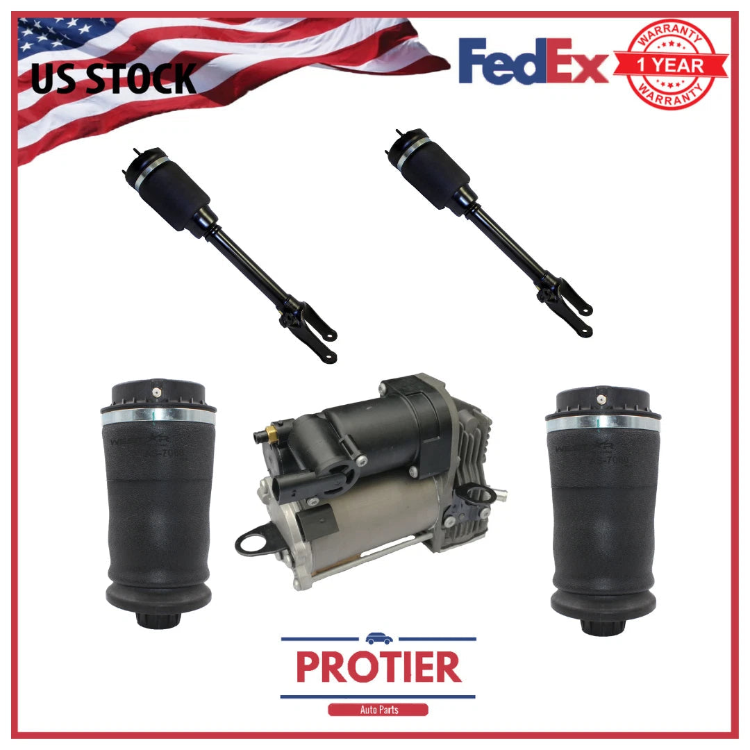 2007-2012 Fits Mercedes GL450 Airmatic Air Struts, Air Springs, & Compressor 6B93BC-57