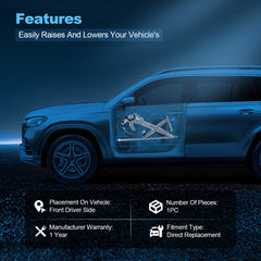 For 1996-2000 Honda Civic Coupe Front LH Power Window Regulator W/ Motor 1997