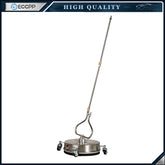 13.7" Pressure Washer Surface Cleaner 4000PSI w/Handles & Wheels Stainless Steel