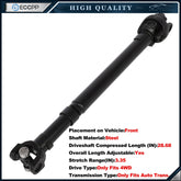 ECCPP Driveshaft For Jeep Cherokee 1987-2001 Wagoneer 1987-1990 4WD Auto Trans. 6B93BC-57