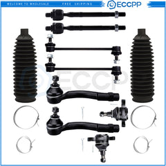 10x Fits 2005-09 Hyundai Tucson Front Lower Ball Joints Tie Rod End Steering Kit 6B93BC-57