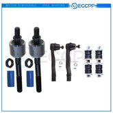6pcs Suspension kit Sway Bar Link Tie Rod End For 1988-1991 Honda Civic CRX 6B93BC-57