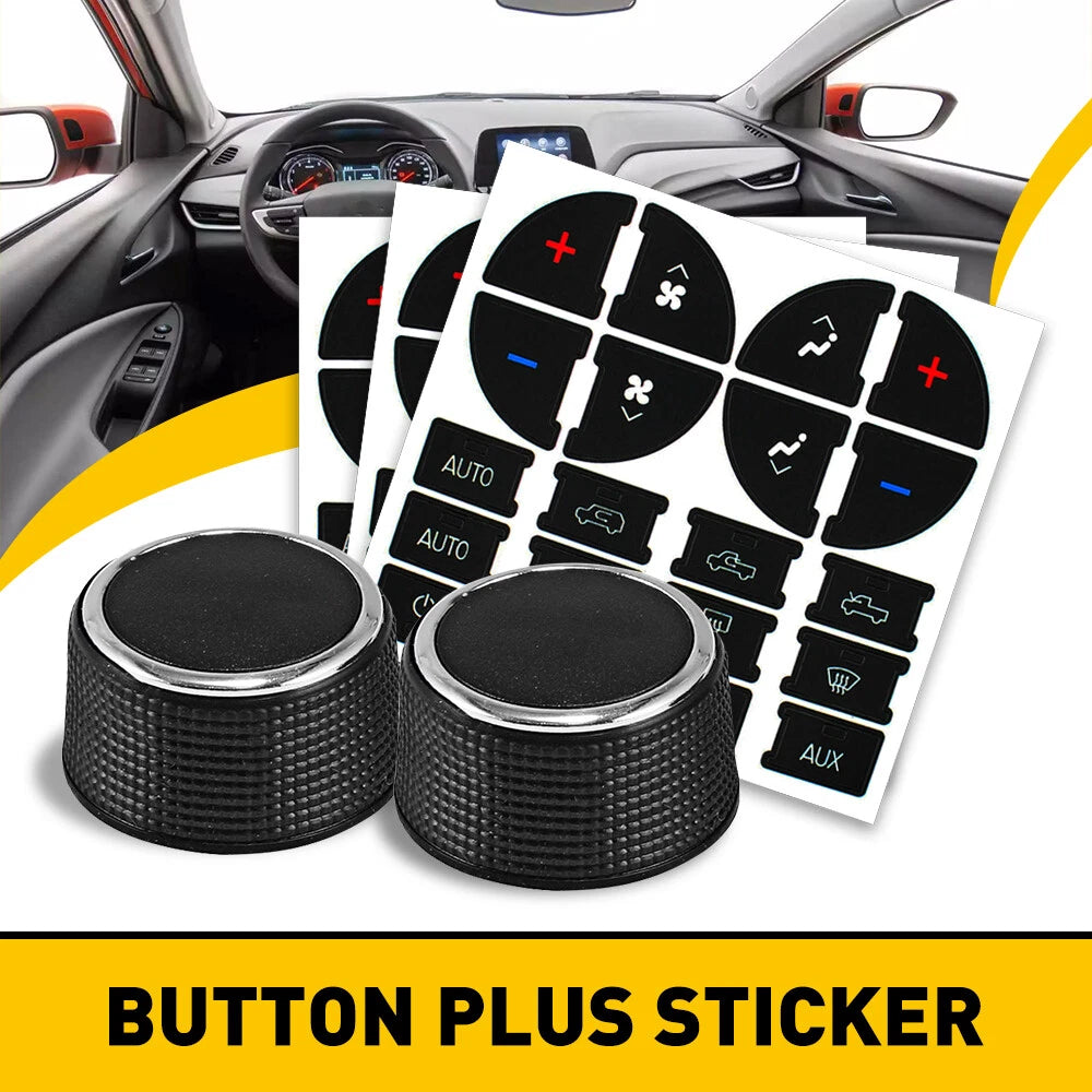 A/C Climate Knobs Audio Control Radio Repair Button Decal Sticker Car Interior A 6B93BC-57