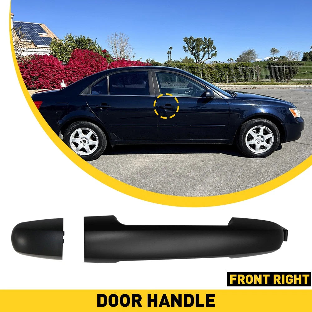 For 06-10 Hyundai Sonata Front Exterior Door Passenger Handle Primed Plastic EOA 6B93BC-57