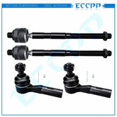 Fits 2006 2007 Chevy Colorado 4PCS Front Inner and Outer Tie Rod Links Kit 6B93BC-57