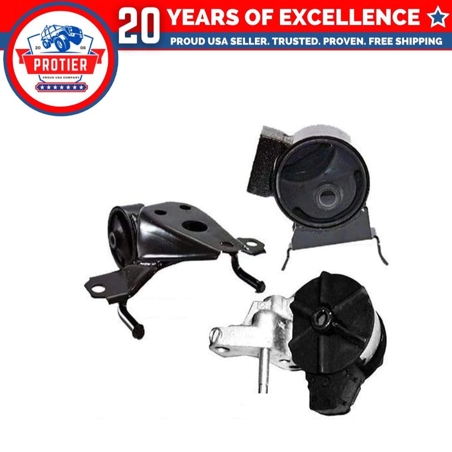 Fits 1996-1999 Toyota Paseo 1.5L Engine Motor & Trans Mount Set for MANUAL 3PCS 6B93BC-57