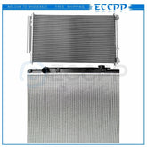 Aluminum Radiator & AC Condenser Cooling Kit For 2005-2010 Honda Odyssey 3.5L 6B93BC-57